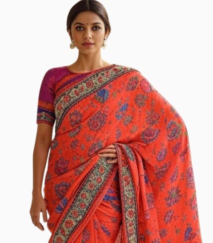 Linen Saree